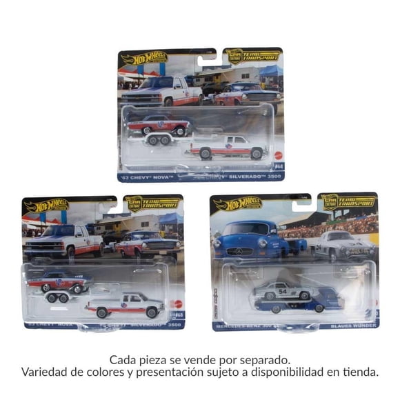 Set Automóvil Hot Wheels Varios Modelos 2 Piezas