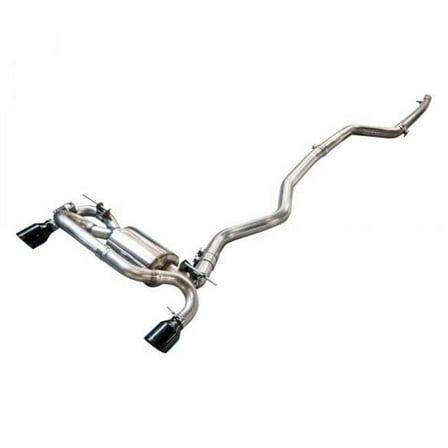 AWE Tuning BMW F3X 340i Touring Edition Axle-Back Exhaust with Diamond Black Tips (90mm)