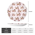 thumbnail image 2 of Sikiie Dachshund Dog Puppy Bone China Decorative Plate Personality Ceramic Dinner Plate Crafts Decorative Ceramic Decorative Plate -6in, 2 of 6
