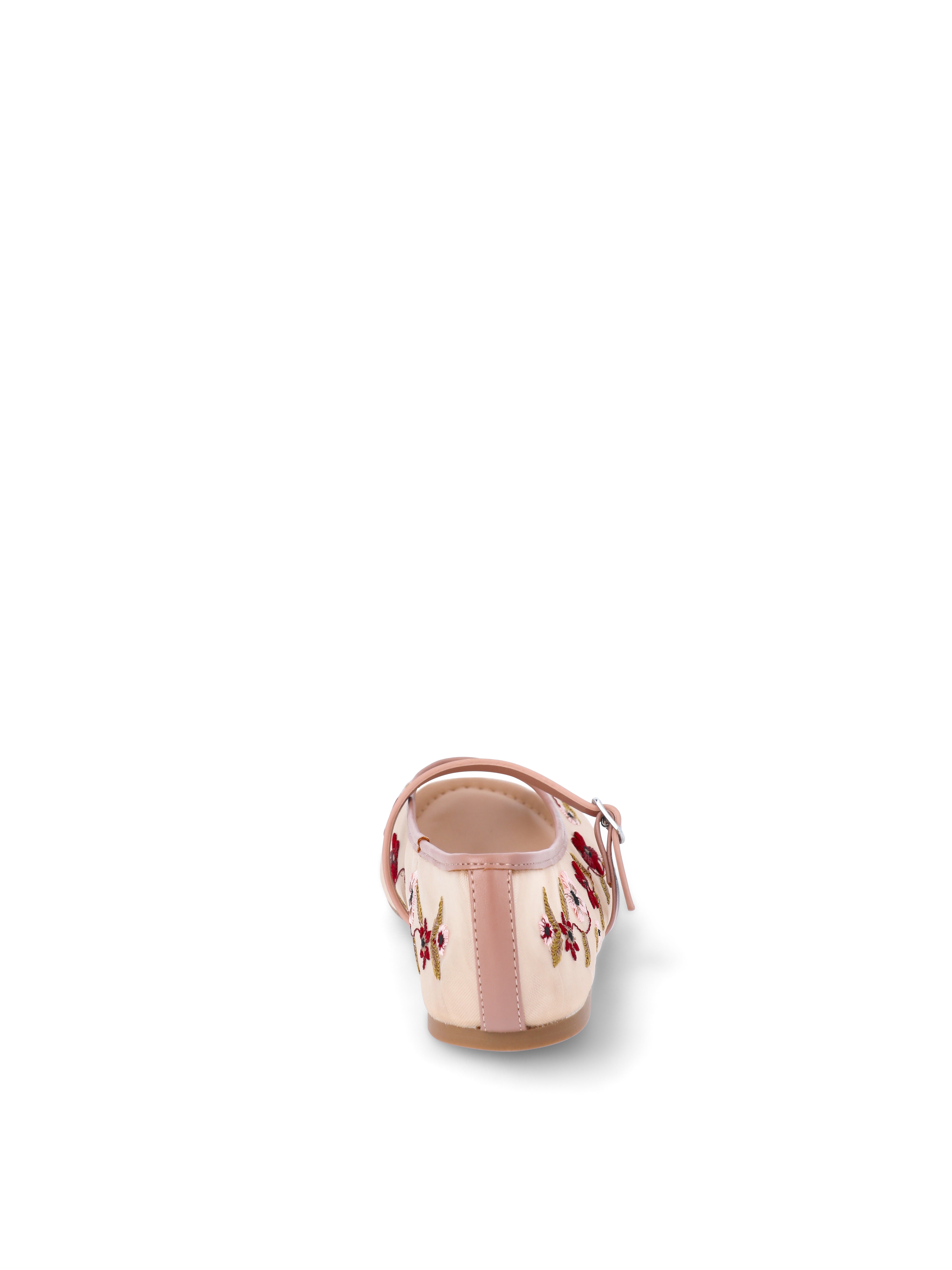 Time and Tru Women's Floral Mesh Mary Janes