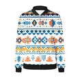 thumbnail image 3 of Women's Zip Up Lightweight Jackets 2024 Fashion Aztec Printed Western Coat Vintage Ethnic Long Sleeve Tops Casual Fall Attire, 3 of 5