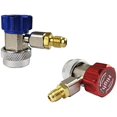 thumbnail image 3 of HAHADAXA Adjustable R134a & R1234yf AC Manual Quick Coupler Adapter Air Conditioner Refrigeration Freon Manifold Gauge Hose Connector, 3 of 3