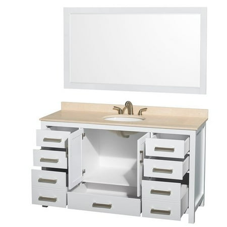 Latitude Run Montgomery 60 Single White Bathroom Vanity Set With This On Opens A Dialog That Displays Additional Images For With The Option To Zoom In Or Out