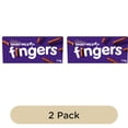 thumbnail image 2 of Cadbury Dairy Milk Fingers Milk Chocolate Biscuits 114g, British Import (Pack of 2), 2 of 3