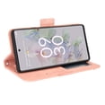 thumbnail image 5 of Case for Google Pixel 6A Cover Adjustable Detachable Card Holder Magnetic closure Leather Wallet Case - Pink, 5 of 5