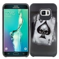 thumbnail image 2 of For Samsung Galaxy S6 Edge Plus G928A - SLIM HYBRID Design Cover w/ UV Coating - Spade Skull SMHYBDP, 2 of 5