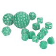 thumbnail image 1 of Juego de dados poliédricos, 15 piezas de dados poliédricos completos Juego de dados poliédricos completos Juego de dados esféricos Probado profesionalmente, 1 of 14