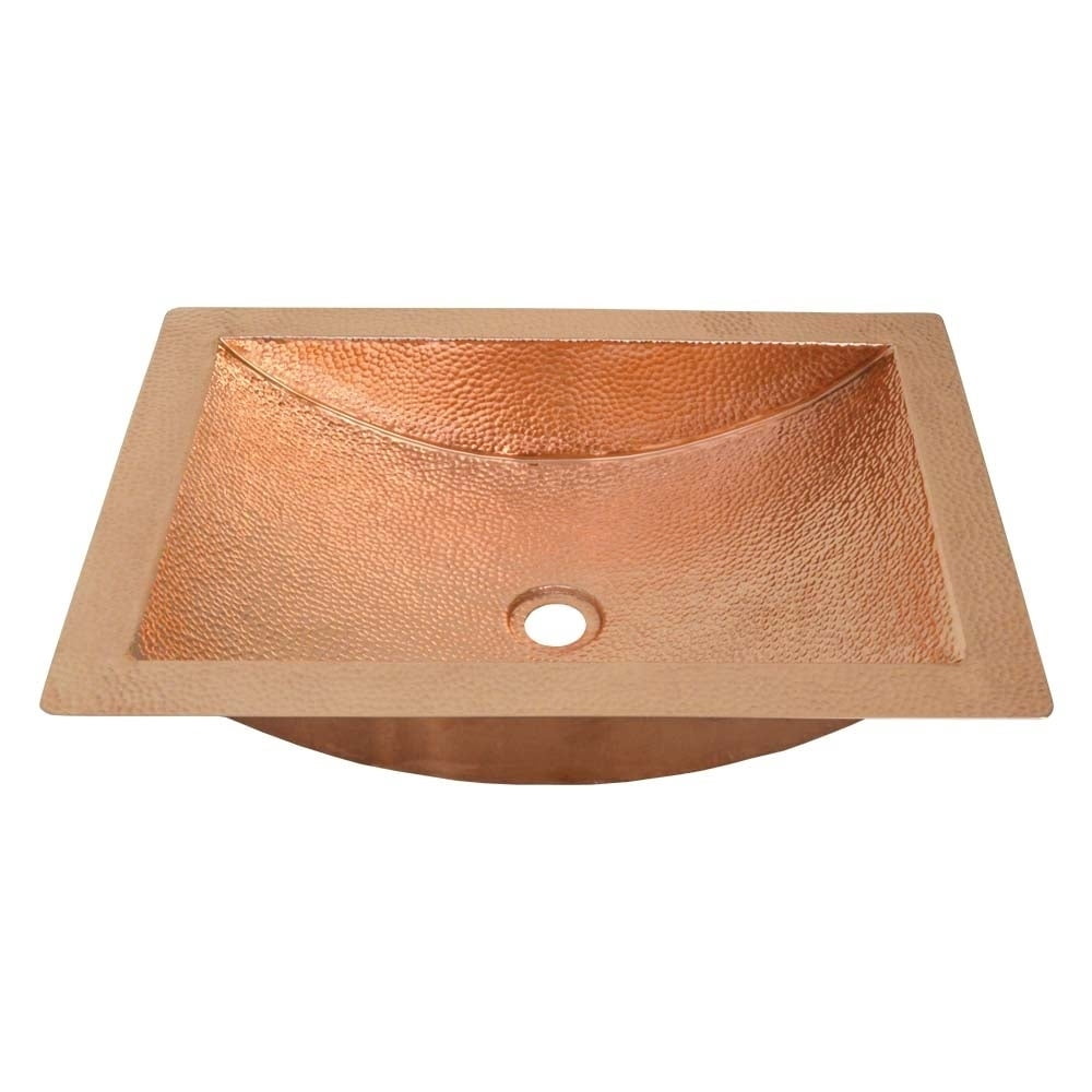 Native Trails Cps45 Avila 21" Rectangular Copper Undermount Bathroom Sink - Copper