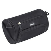 Kiinde Ariya Wet/Dry Bag for Storing Breast Pump Parts with Staging Mat, Keeps Pump Parts Clean, Black with Grey Waterproof Interior, Collapses Flat When Empty, Machine Washable (1-pack)