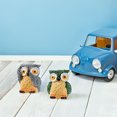 thumbnail image 1 of Raindrops 4Pcs Owl Statue Ornament Owl Figurines Resin Multi Giving Crafts, 1 of 8