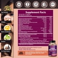 thumbnail image 2 of Vitaminas para el crecimiento del cabello, Rainbow Nutrients, biotina, 10,000 mcg, 60 g, 2 of 9