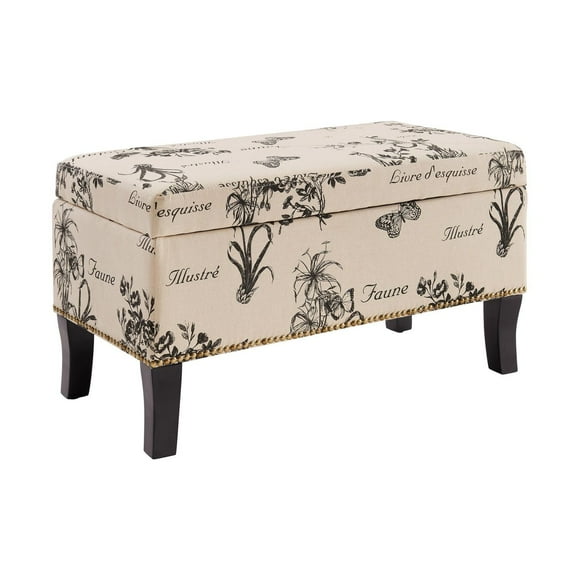 Sydney Botanical Storage Ottoman