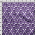 thumbnail image 3 of oneOone Cotton Cambric Fabric Ogee Flame Stitch_Printed Craft Fabric BTY 56 Inch Wide, 3 of 4