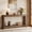 Rustic Brown, variant on Finmind 63 Inch Rustic 2-Tier Entryway Console Table, Narrow Sofa Table, Accent Furniture for Foyer and Hallway, Rustic Brown