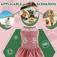 thumbnail image 3 of GASTROPOD Dog Dresses for Small Dogs Girl,Polyester Printed Everyday Dress Small Dog Costume,Easily Clean with Lace Dog Clothes for Small Dogs,Pink,L, 3 of 6