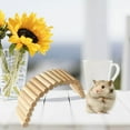 thumbnail image 3 of Escalera de Madera Sunnimix para Hamster 7.5x30cm Puente de Parrot Hamster, 3 of 8