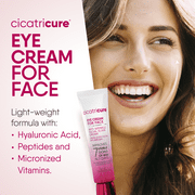 Cicatricure Eye Anti-Wrinkle Cream AntiAging for Face with Peptides and Micronized Vitamins 1 oz