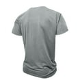 thumbnail image 4 of Mens Big and Tall Henley Shirt, Short Sleeve Shirts for Men Summer Casual Vintage Solid Color Button Up Crewneck T-Shirts with Pockets, 4 of 5