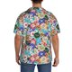 thumbnail image 3 of Fotbe Colored Casino Chips Camisa Estampada de Manga Corta para Hombre, Casual de Verano, Estilo Playero, Sin Arrugas-Small, 3 of 5
