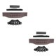 thumbnail image 4 of Eigraketly Juego de pines para puente de guitarra, instrumento de música de de 6 cuerdas, accesorio DIY A 2piezas Eigraketly CBP177822, 4 of 6