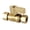 Brass, variant on Kingston Brass KF3330 3/8-Inch Swivel x 3/8-Inch O.D. Comp Straight Shut-Off Valve in Polished Chrome