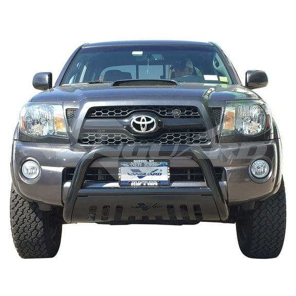 Vanguard Black Powdercoat Classic Bull Bar | Compatible with 16-22 Toyota Tacoma Excludes TRD models