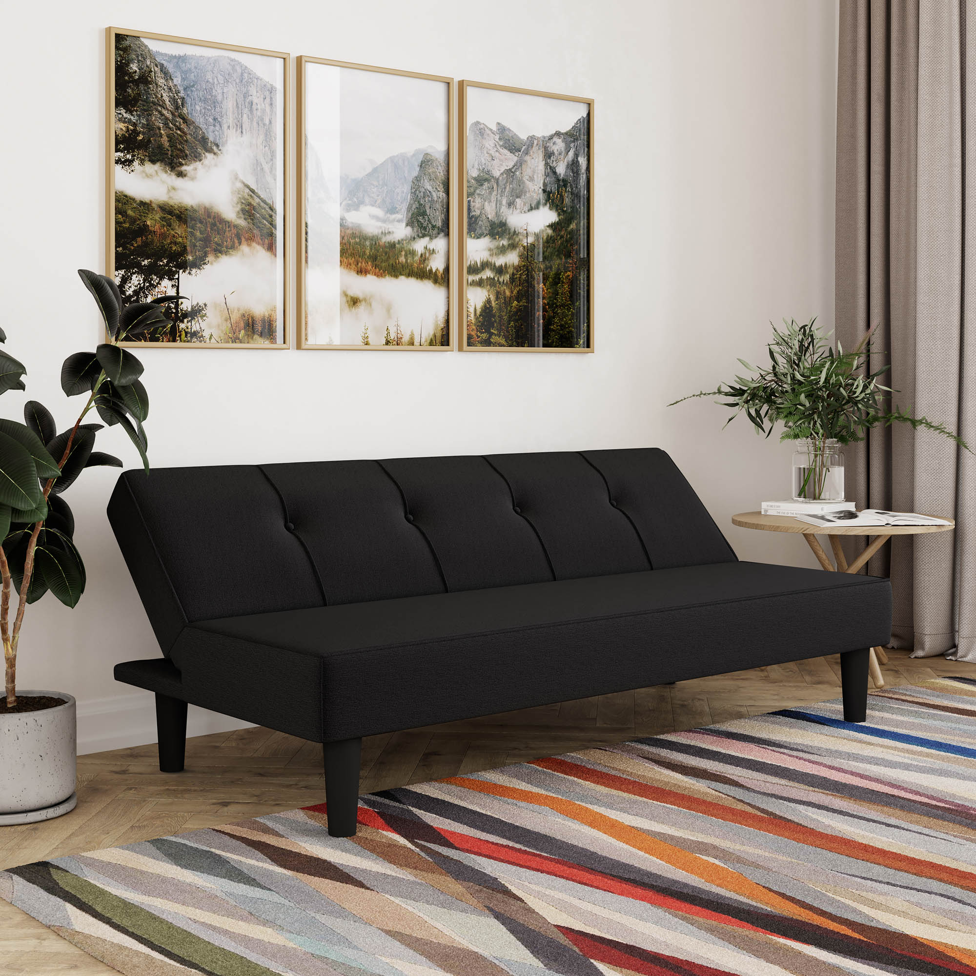 Serta Langston Modern Futon, Black photo 3