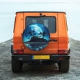 thumbnail image 6 of Goofa Hawaiian Beach Pirate Moon Pattern Universal Tire Cover for Jeep, SUV, Truck, and Trailer – Waterproof, UV-Resistant,Easy to Install, Fits 14"-17" Tires-17 inch, 6 of 6
