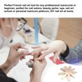 thumbnail image 4 of Graflsoa Rose Gold Stainless Steel French Nail Shaping Plate - H Type, Compact & Lightweight for Precision Nail Art, 4 of 7