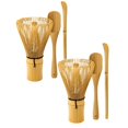 thumbnail image 1 of Oleegame 2PC Produce Storage Matcha Whisk Set Matcha Whisk Traditional Scoop Tea Spoon. Handmade From Natural Pink, 1 of 6