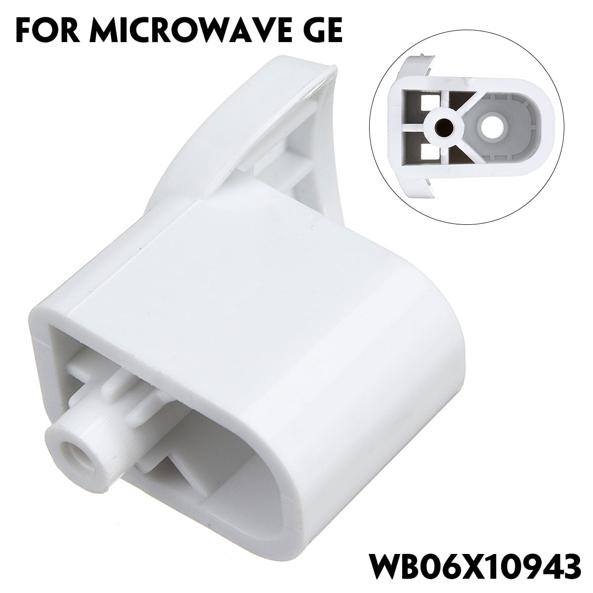 WB06X10943 for GE Microwave Handle Support White 