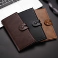 thumbnail image 4 of Portable Ultra-thin Money Bag PU Leather Cash Clip Credit Card Bag ID Card Cover Coin Purse Men Wallet Business Card Holder COFFEE, 4 of 8