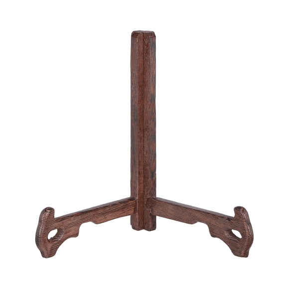 Uxcell Wooden Easel Plate Holder, 7" Small Natural Wood Easels Table Display DIY Stand for Decorative Picture Frame Book Artwork Desktop Ornaments