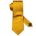 thumbnail image 4 of Corbata Barry.Wang de Seda Satinada Dorada de 150 cm de Largo - Juego, 4 of 7