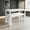 White, variant on Castle Place Simple 3-Piece Wood Dining Table Set, Black