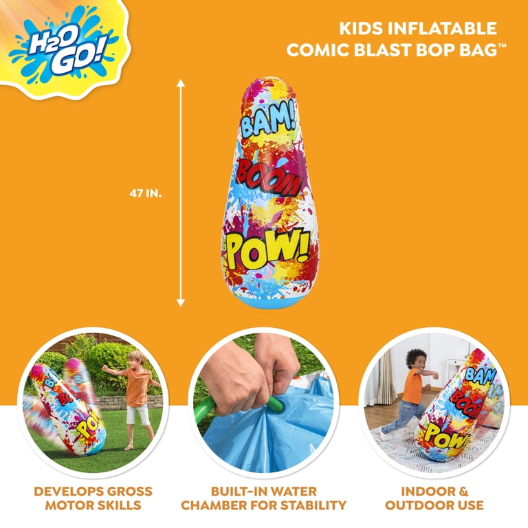 taka23　AIRBLASTER SASSY HOT BIB サイズＭ H2OGO! Comic Blast Kids Inflatable Bop Bag - Walmart.com