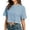 A1-BU1175, variant on XIAONU Women Cropped T Shirt Short Sleeve Crew Neck Casual Summer Basic Top