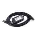 thumbnail image 1 of Cable USBACAB230 para programación de PLC Cable serie EX ES EH EN Cable USB-ACAB230 Adaptador PLC USB2.0 a RS232 Negro, 1 of 7
