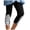 Black, variant on felwors Women's Capri Leggings Summer Floral Lace Trim Cropped High Waist Stretchy Soft Casual Yoga Workout Beach Tights Pants Grey for Size L