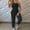 Black, variant on BONIXOOM Jumpsuits for Women Pants for Women Solid Mid Waisted Long Workout Casual Jumpsuit Active Fit Slim-Leg Legging Black 2XL
