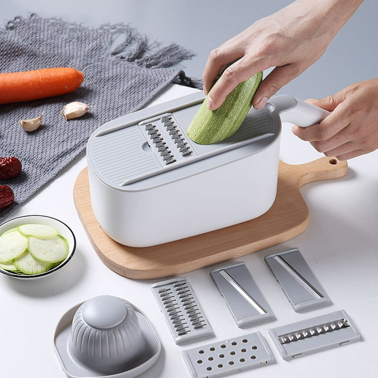 1 Set Kitchen Vegetable Cutting Artifact, Multifunctional Kitchen Grater,  Stainless Steel Potato Slicer Shredder