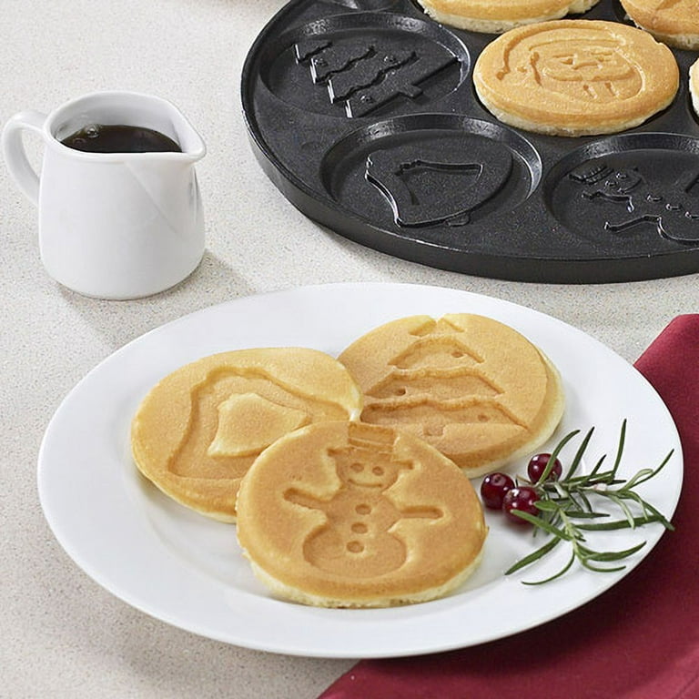 Nordic Ware Christmas Pancake Pan Griddle Skillet Santa Tree Snowman  Gingerbread