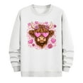 thumbnail image 3 of Ceisia Men's Regular-Fit Crew-Neck Double-Heart Hand-Drawn Printed Casual Sweatshirt Gift, 3 of 6