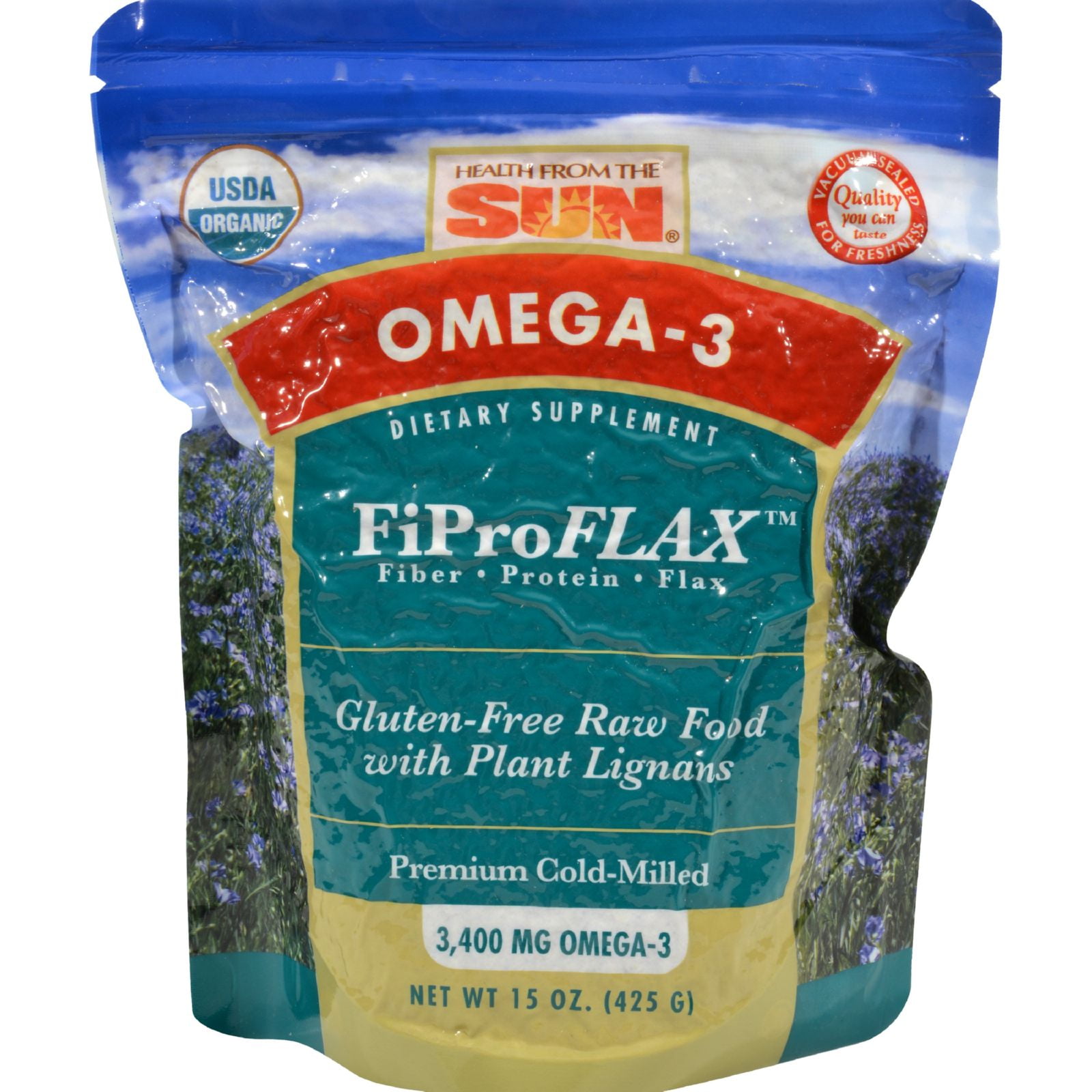 Health From the Sun Omega3 Fipro Flax 3400 mg 15 oz