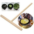 thumbnail image 4 of Amdohai 2Pcs Wooden Pancake Batter Spreader Sticks Rake Round Batter Pancake Crepe Spreader Kitchen DIY Tool, 4 of 6