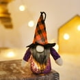 thumbnail image 6 of CSCHome Lighted Faceless Doll Indoor Outdoor Shopping Mall Window Hanging Gnome Doll(Yellow), 6 of 7