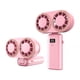 thumbnail image 2 of Yuarrent Ventilador portátil recargable con niebla ajustable de por vida, mini ventilador portátil ABS con control inteligente, ventilador de Electrodomésticos rosa, 2 of 2