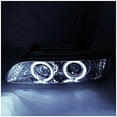 thumbnail image 3 of Spec-D Tuning 2LHP-E3997-TM Bmw E39 5-Series 528I 530I 540I Dual Halo Led Chrome Projector Headlights, 3 of 4