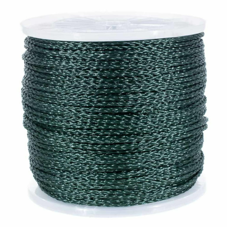 Hollow Braid Polypropylene Rope - Large Variety of Colors and Diameters -  10, 25, 50, 100, 250, and 500 Foot Lengths 