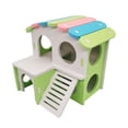 thumbnail image 2 of Walbest Hamster Pets Hiding Place,Hamster Hiding House, Snail House,Ladder,Seesaw Suitable for Gerbils,Purple Mouse Chewing Toys,Hamster Cage Accessories, 2 of 7